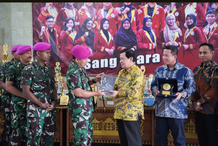 Kunjungi Universitas Teknokrat Indonesia, Danbrigif 4 Marinir/BS Berikan Apresiasi Sambutan Hangat