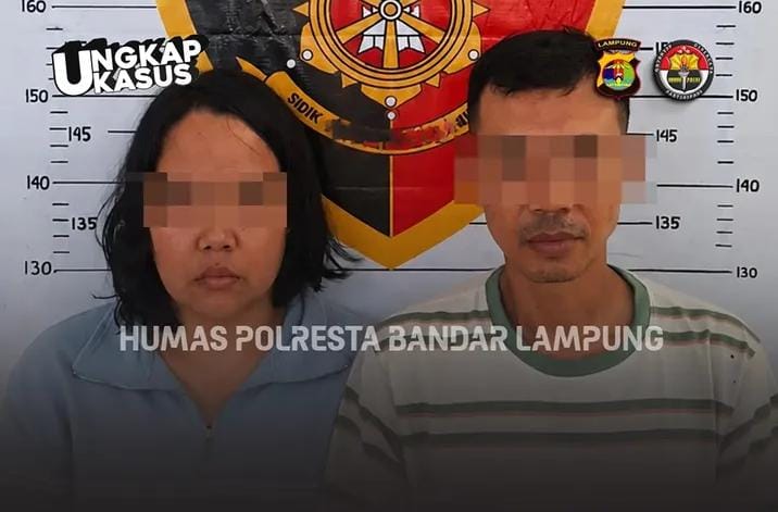 Pasutri Pencuri Laptop Mahasiswa Unila Ýang Viral Kini Diamankan Polisi