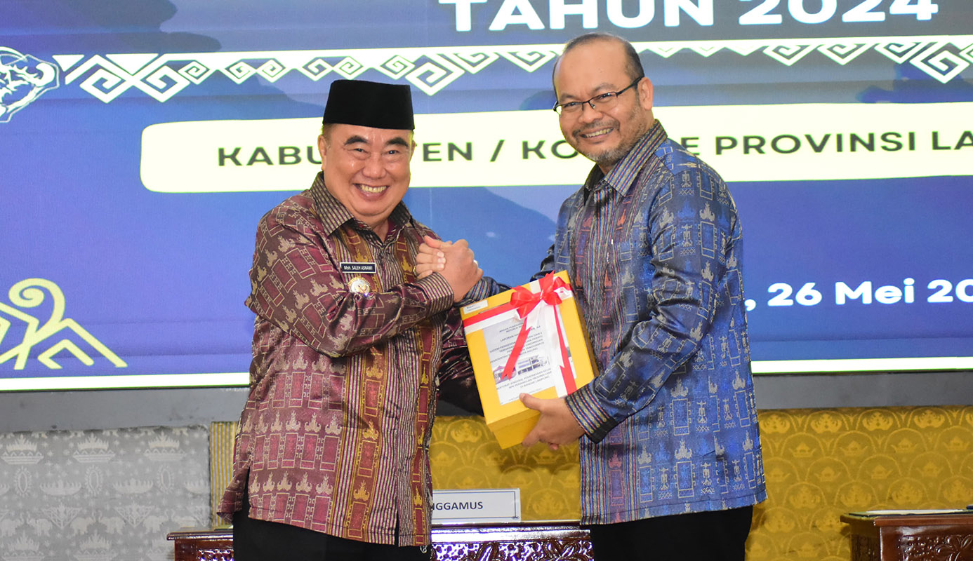 100 Hari Kerja Bupati - Wakil Bupati, Pemkab Tanggamus Raih Opini WTP 