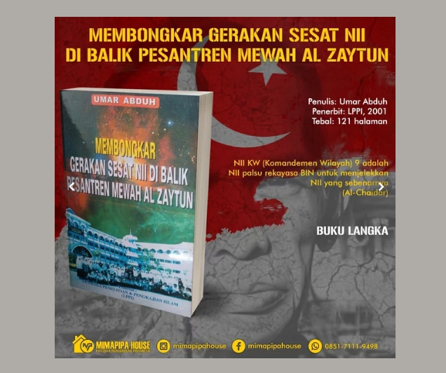 Kontroversi Al Zaytun Dalam Buku Umar Abduh, Membongkar Gerakan Sesat NII di Balik Pesantren Mewah