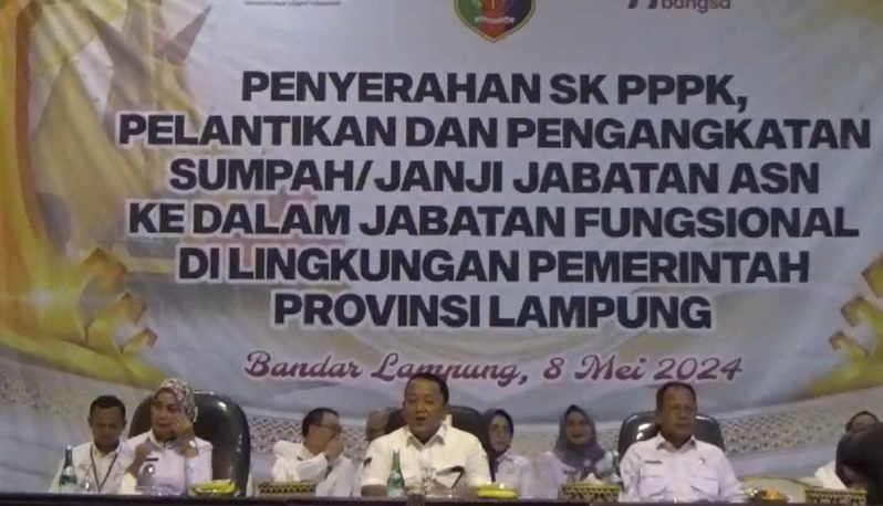 Serahkan 5.365 SK PPPK, Arinal: Jabatan Adalah Amanah Besar Dari Negara!