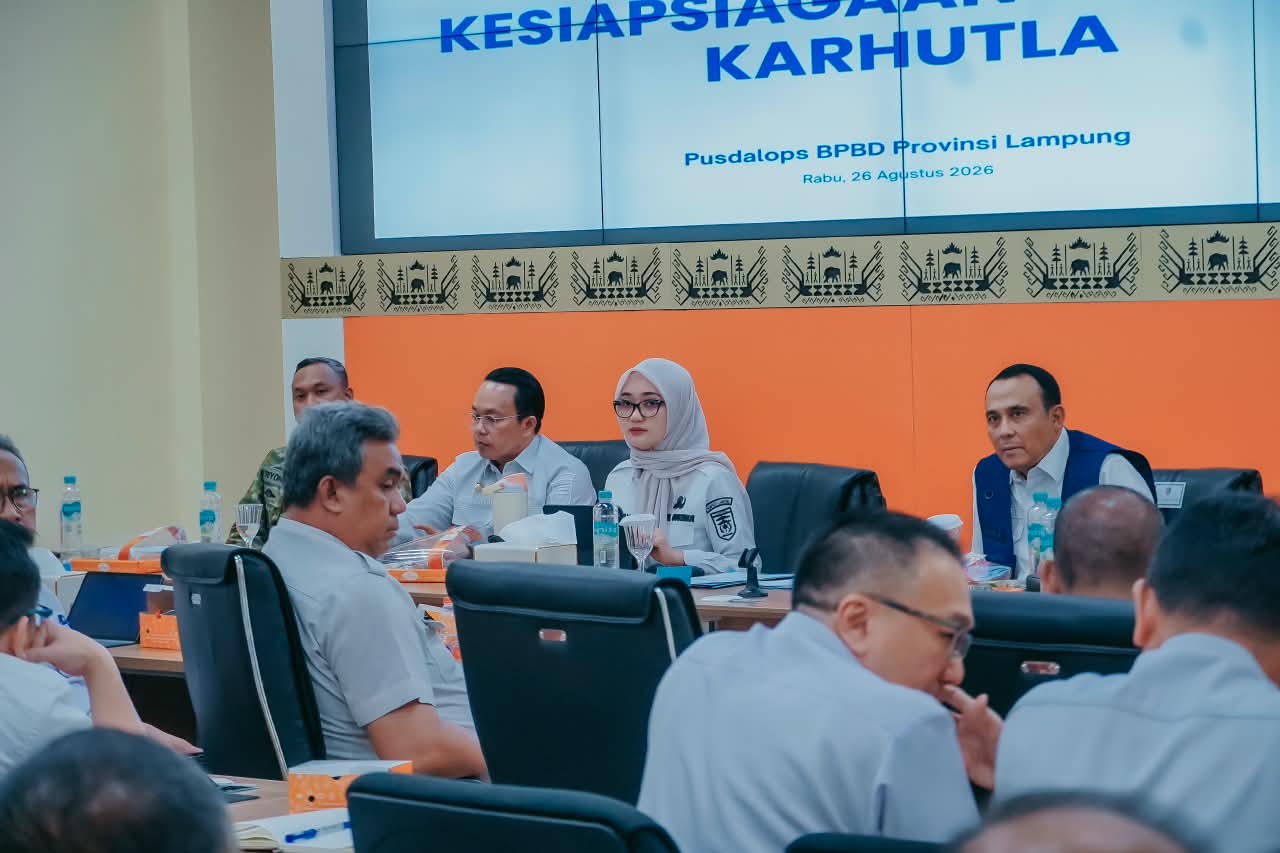 Ribuan Hektare Lahan Terbakar, Lampung Perketat Kesiapsiagaan Karhutla