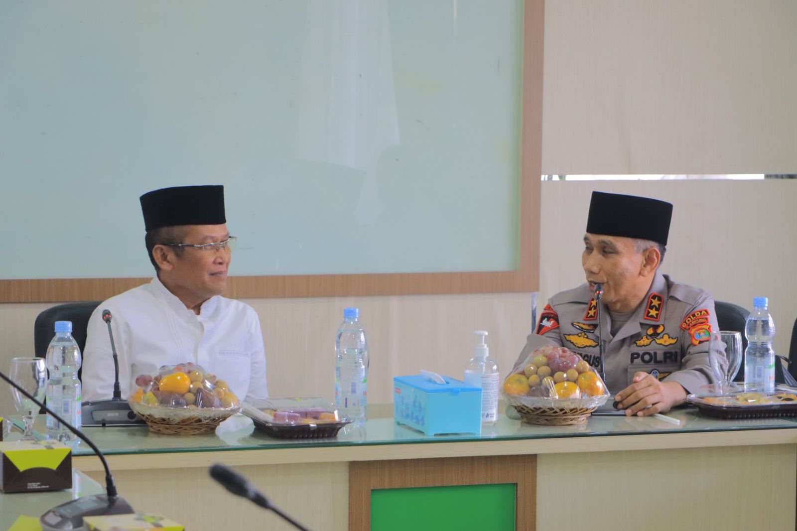 Polda Lampung Dapat Dukungan dari PWNU Soal Pemberantasan Perjudian