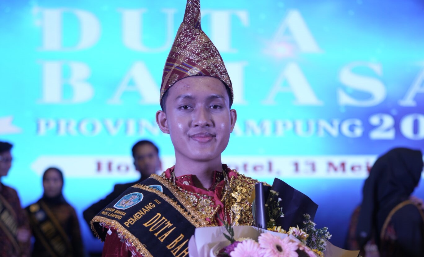 Mahasiswa Unila Sabet Gelar Juara Duta Bahasa Provinsi Lampung 2023