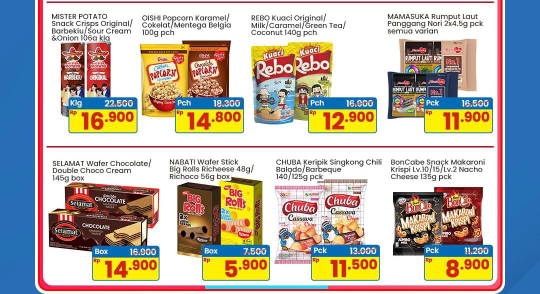 Promo Indomaret Sore Hemat, Diskon Cemilan Makanan Minuman Hingga 35 Persen