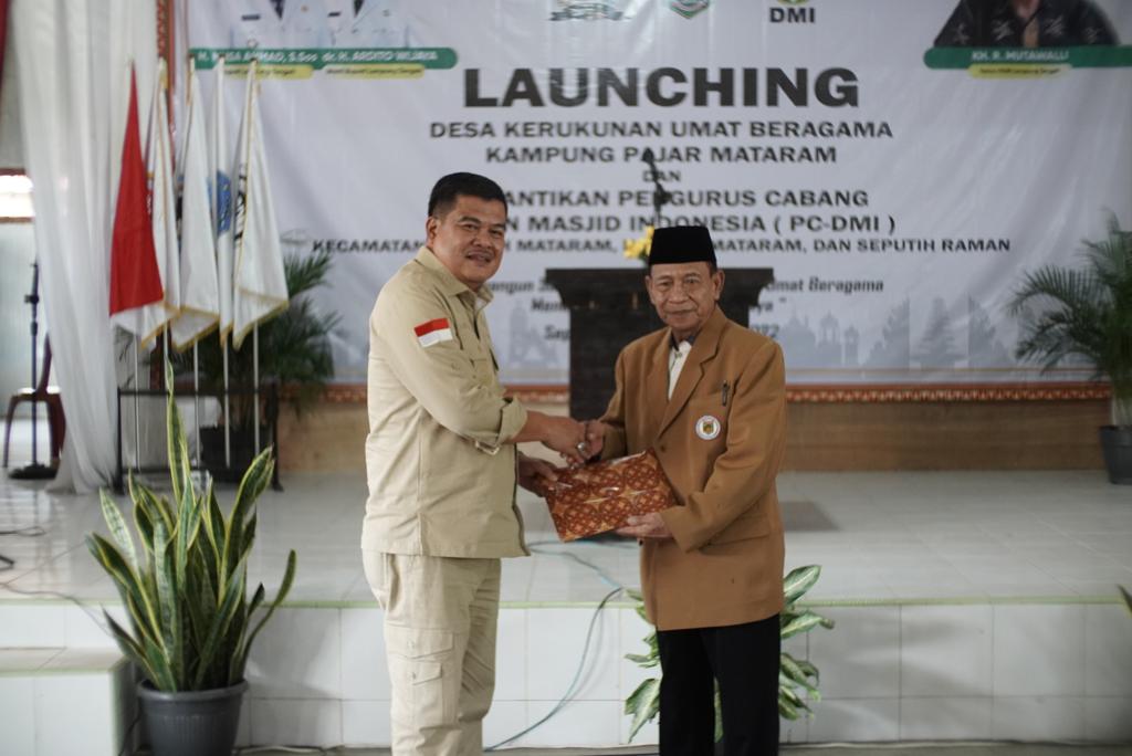 Bupati Musa Ahmad Hadiri Launching Desa Kerukunan Umat Beragama