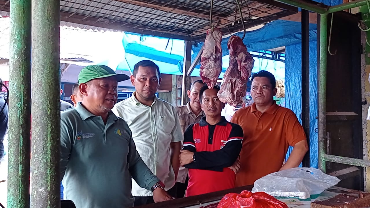 Pemkab Mesuji Cek Pasokan dan Harga Pangan di Pasar Simpang Pematang