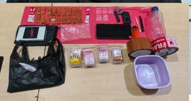 Puluhan Paket Narkotika Ditemukan Saat Penangkapan Seorang Pria di Metro