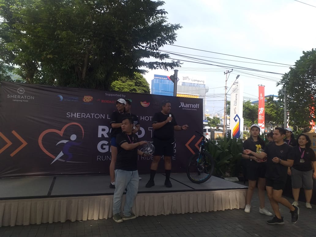 Road Run to Give, Wujud Sheraton Lampung Hotel Bantu Air Bersih di Pedalaman NTT