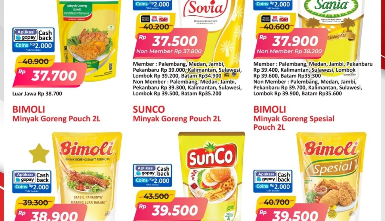 Promo Minyak Goreng Spesial Hari Kemerdekaan, Borong di Alfamart Terdekat!