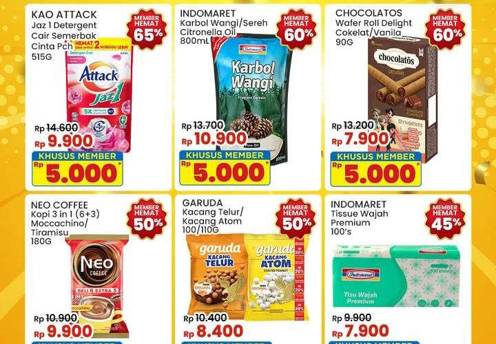 Promo Indomaret Spesial Member Sabtu 11 Januari 2025, Dapatkan Diskon Karbol Hemat 60 Persen