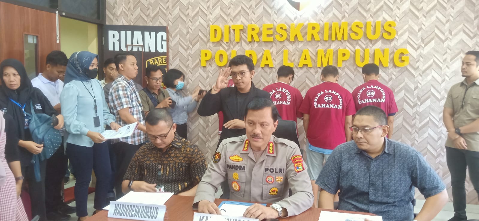 Kuasai Hutan Register Tanpa Izin, Polda Lampung Tahan 4 Tersangka