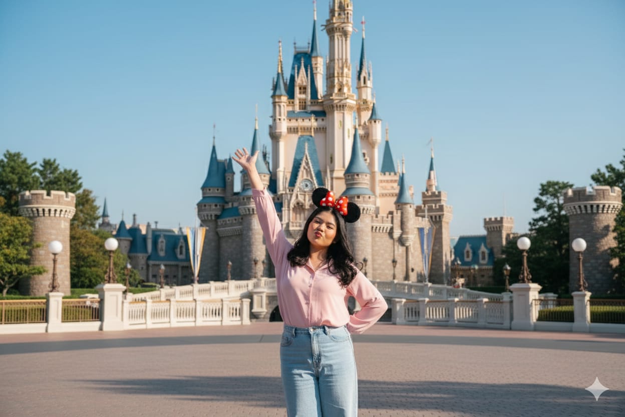 Bikin Liburan Impian Terwujud dalam Sekejap! Pakai Prompt Gemini AI Ini, Ubah Foto Jadi Berlatar Disneyland