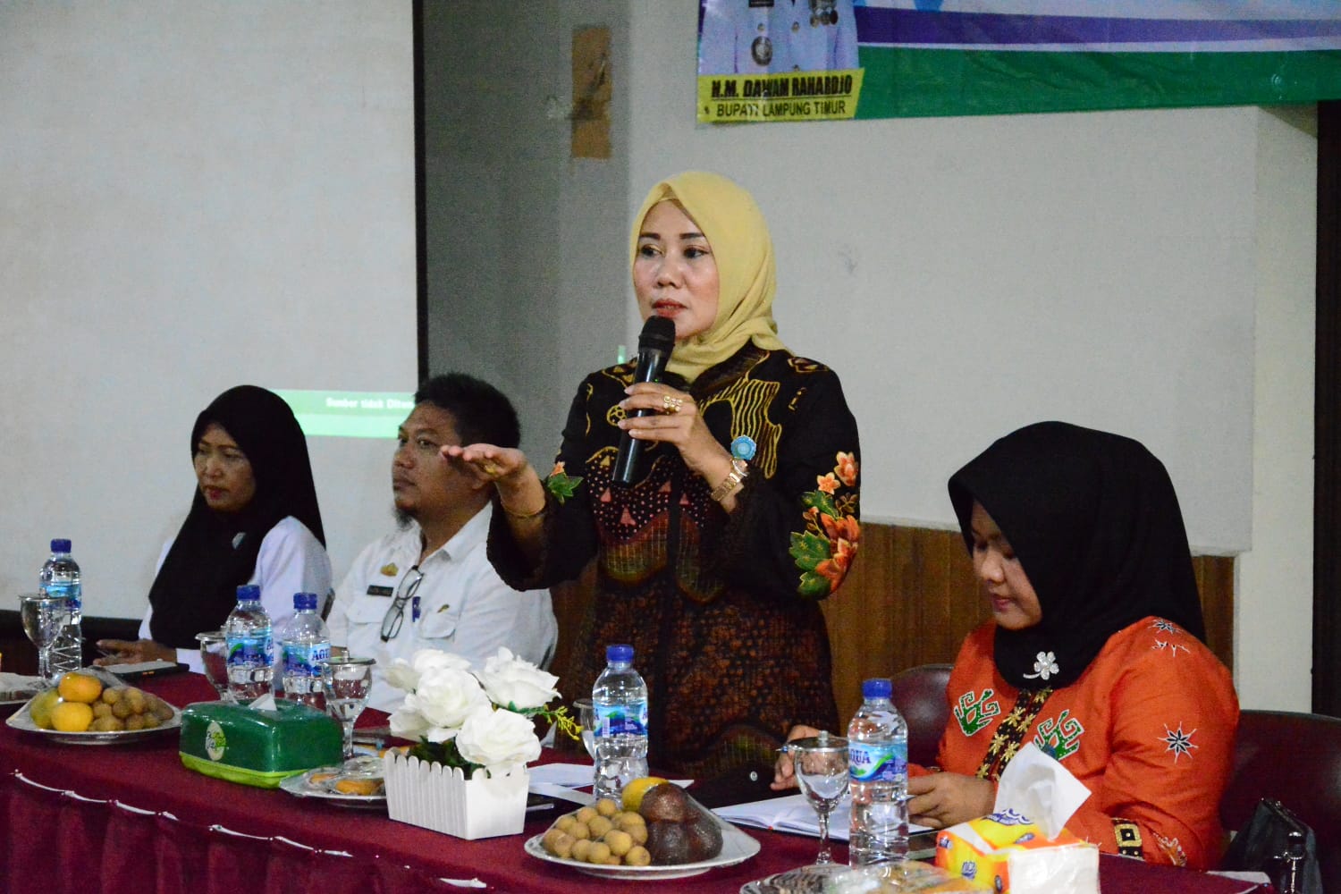 Begini Pesan Ketua TP-PKK Lampung Timur kepada Peserta Pelatihan Public Speaking