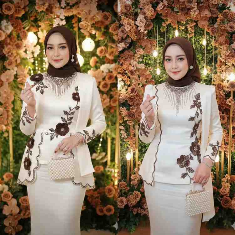 Gemini AI Sulap Foto Jadi Potret Kebaya Glamor, Wanita Berhijab Ini Tampil Mewah Seperti Majalah Fashion