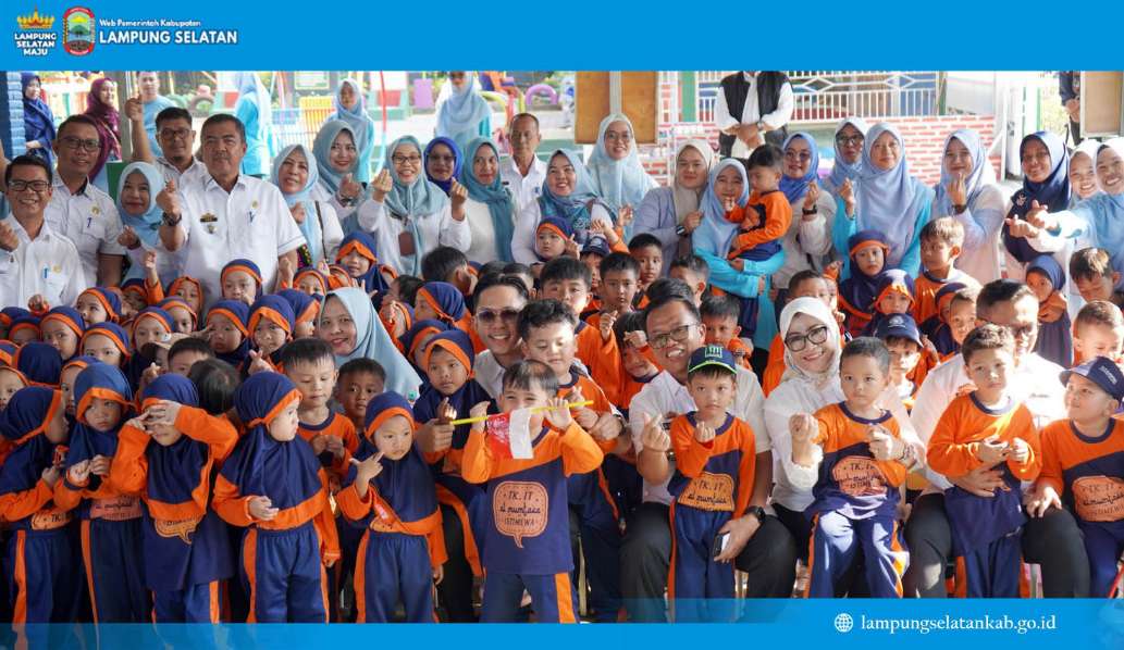 Pagi Ceria Bersama Bupati Egi: TK IT Al Mumtaza Meriahkan Hari Anak Nasional di Lampung Selatan