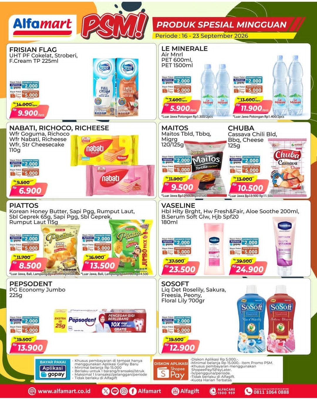 Malam Ini Terakhir, Buruan Berburu Promo PSM Alfamart Periode 16–23 September 2026
