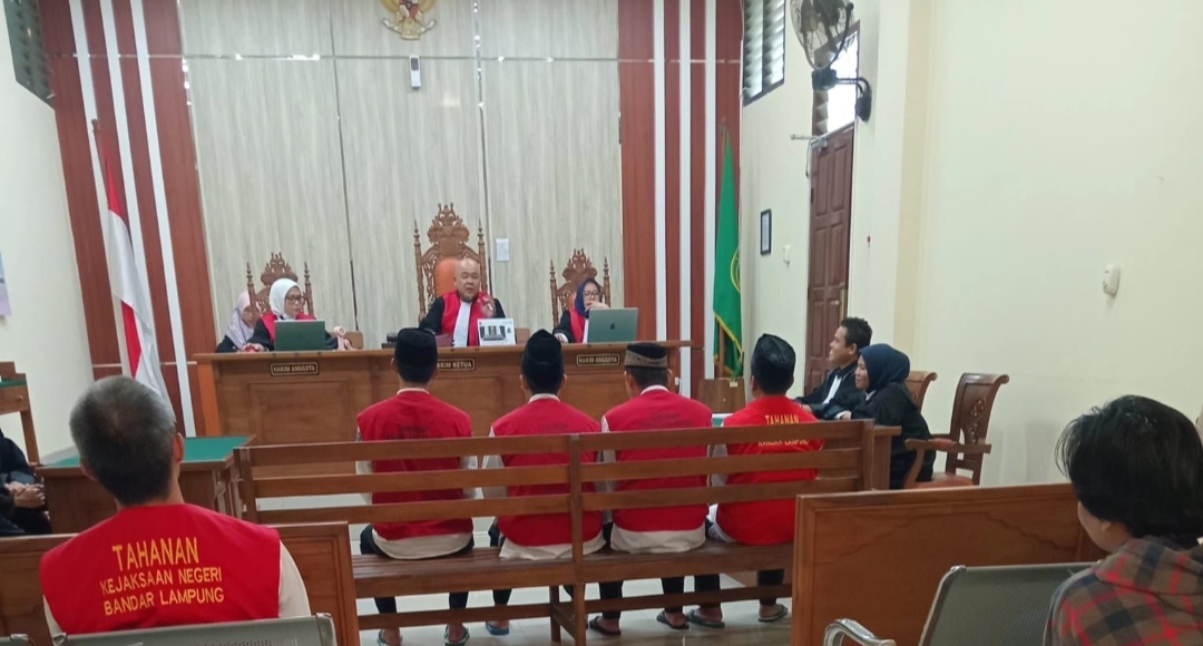 Empat Terdakwa Sabu 0,4 Gram Dihadirkan Dalam Sidang, Jaksa Sebut 'Prekursor narkotika'