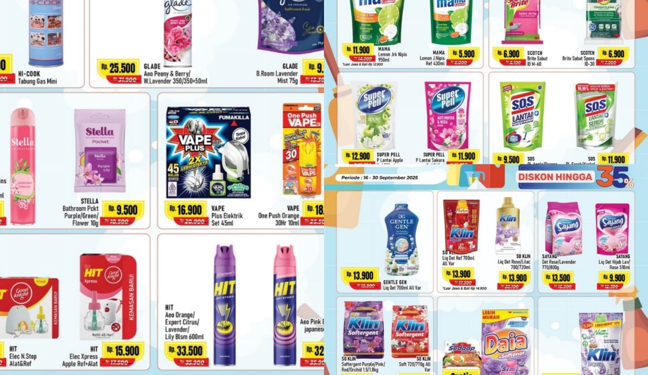 Segera Berakhir Promo Home Care dengan Diskon Hingga 35 Persen di Alfamart, Borong Sekarang!