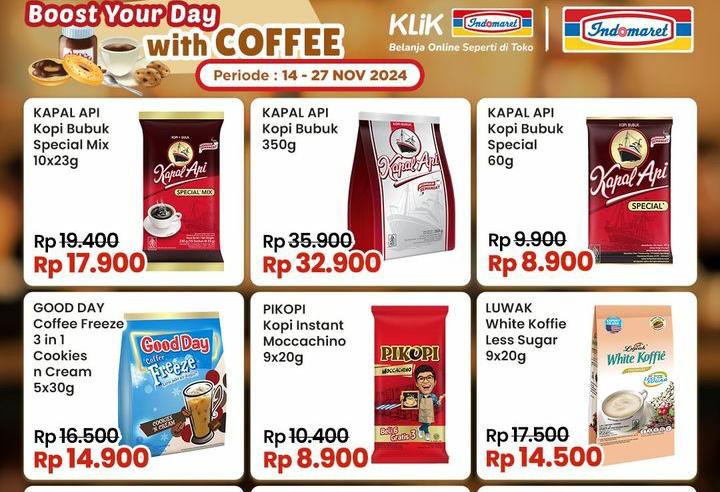 Dapatkan Promo Kopi Indomaret Spesial Harga Hemat, Ini Daftarnya