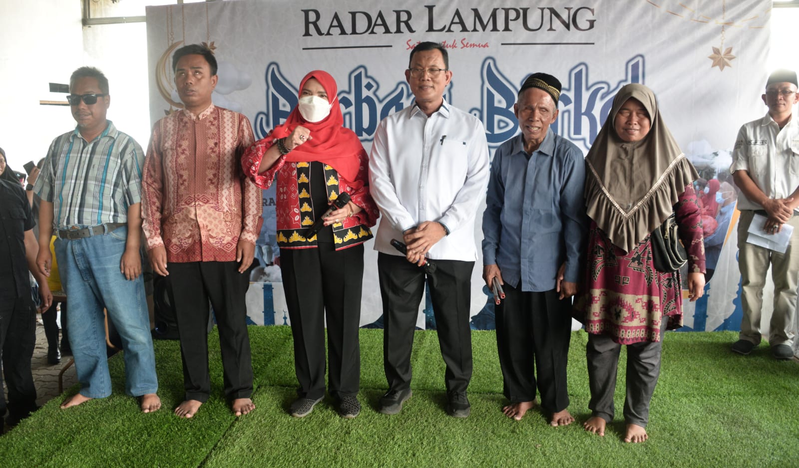 Radar Lampung Berbagi Berkah Dengan Tunanetra