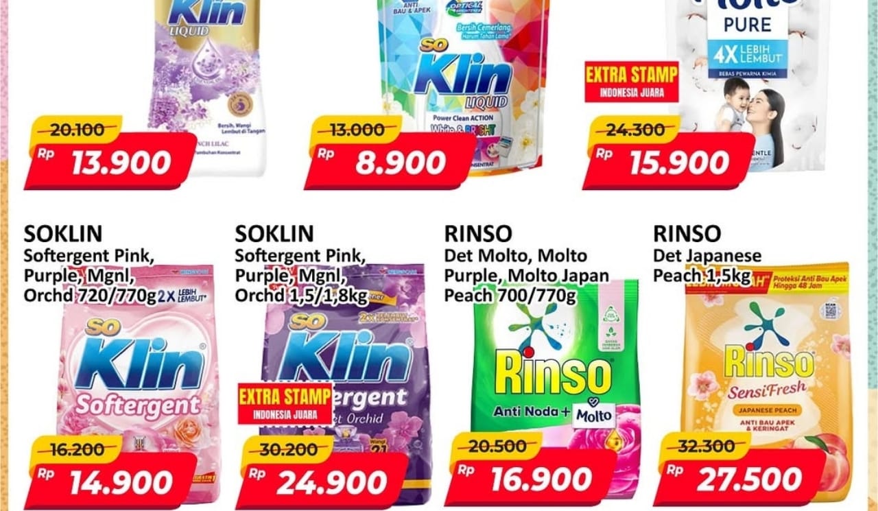 Promo Deterjen Murah Dalam Anyversale 26 Alfamart, Hanya 3 Hari!