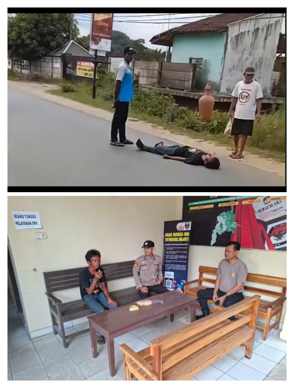 Disangka Korban Kecelakaan, Ternyata ODGJ Berulah 