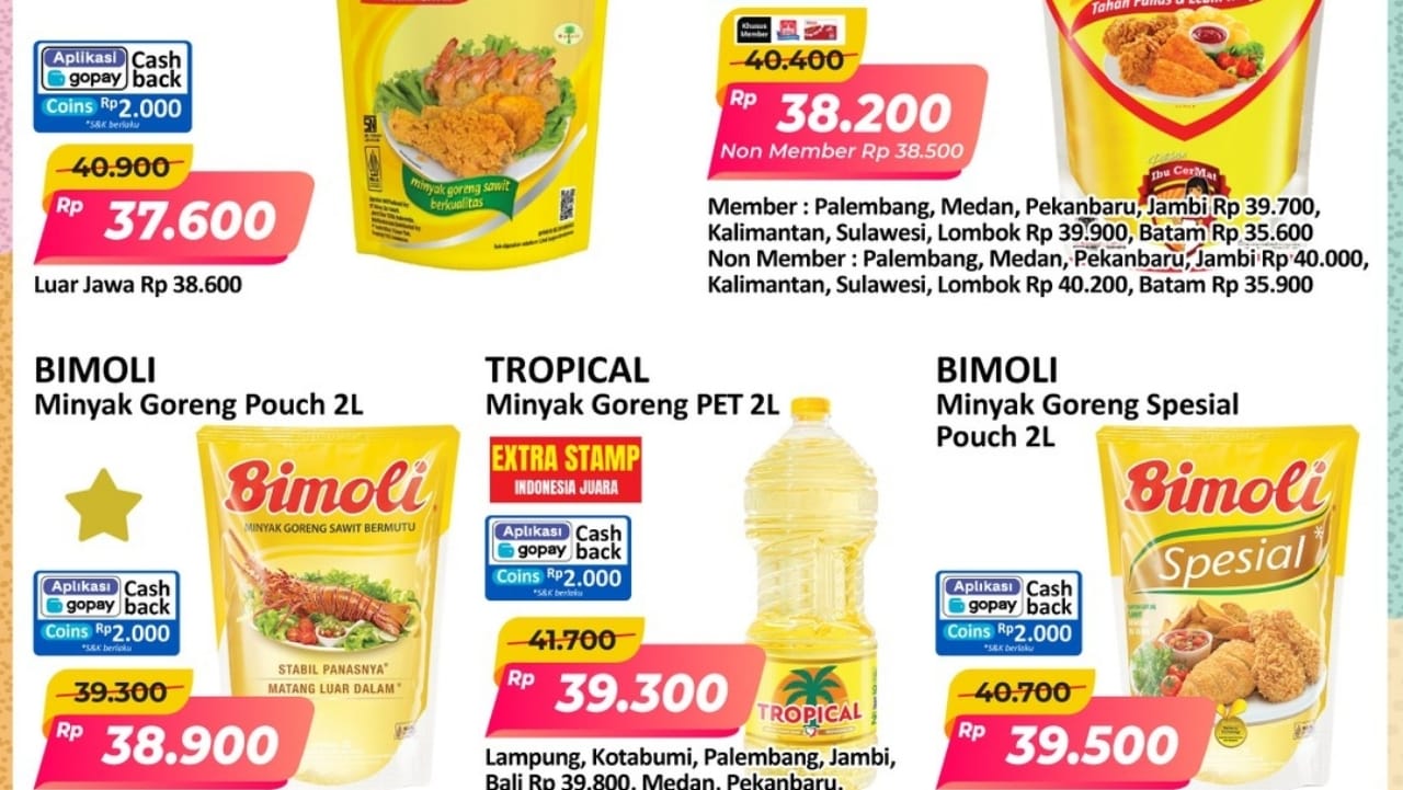 Belanja Murah Produk Minyak Goreng Spesial Dengan Harga Super Hemat di Alfamart, Berakhir Hari Ini!