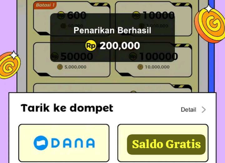 Super Simple! Nikmati Saldo DANA Gratis Rp 200 Ribu Lewat Kuis Uang Tunai, Dapatkan Sekarang