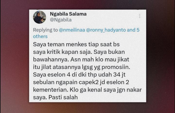 Viral Gara-gara Pamer Gaji Puluhan Juta, PNS Diskes Jakarta Dapat Sanksi Ini 