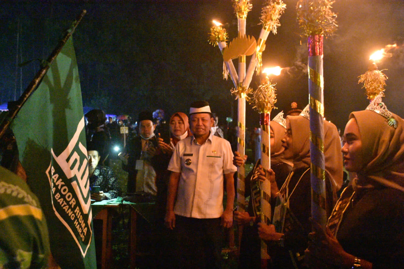 Sambut Idul Adha, Warga Lampung Timur Gelar Festival Seribu Obor