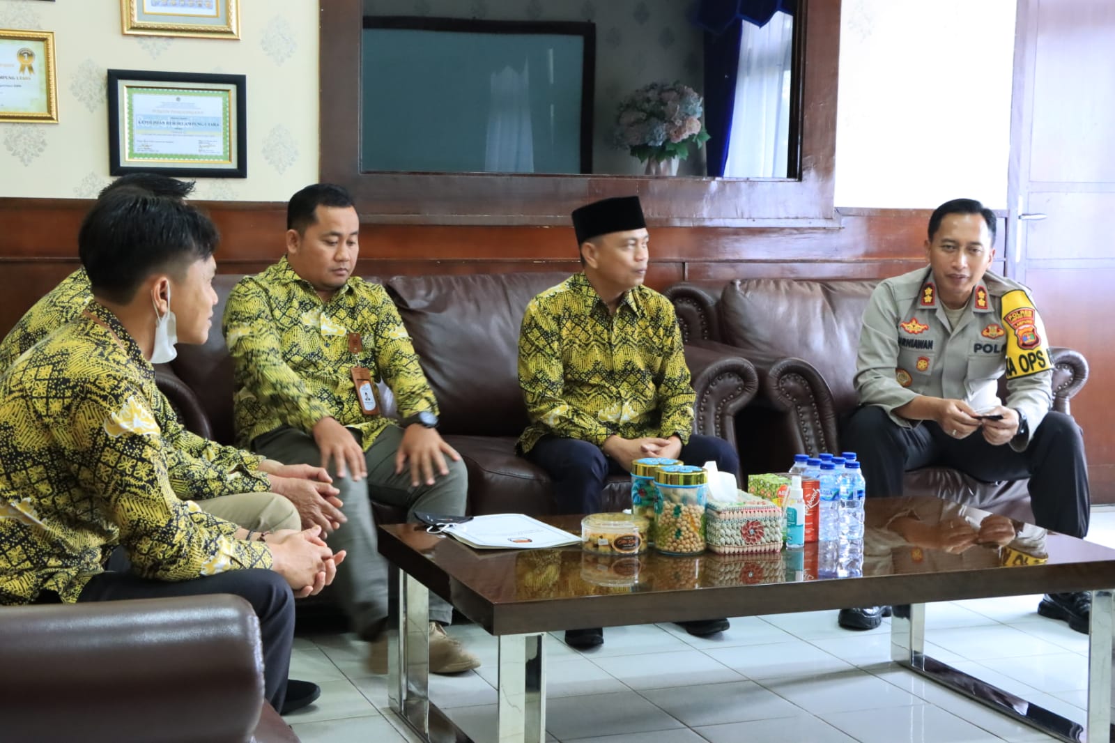 Soal Pemilu, Komisioner KPU ke Polres Lampura