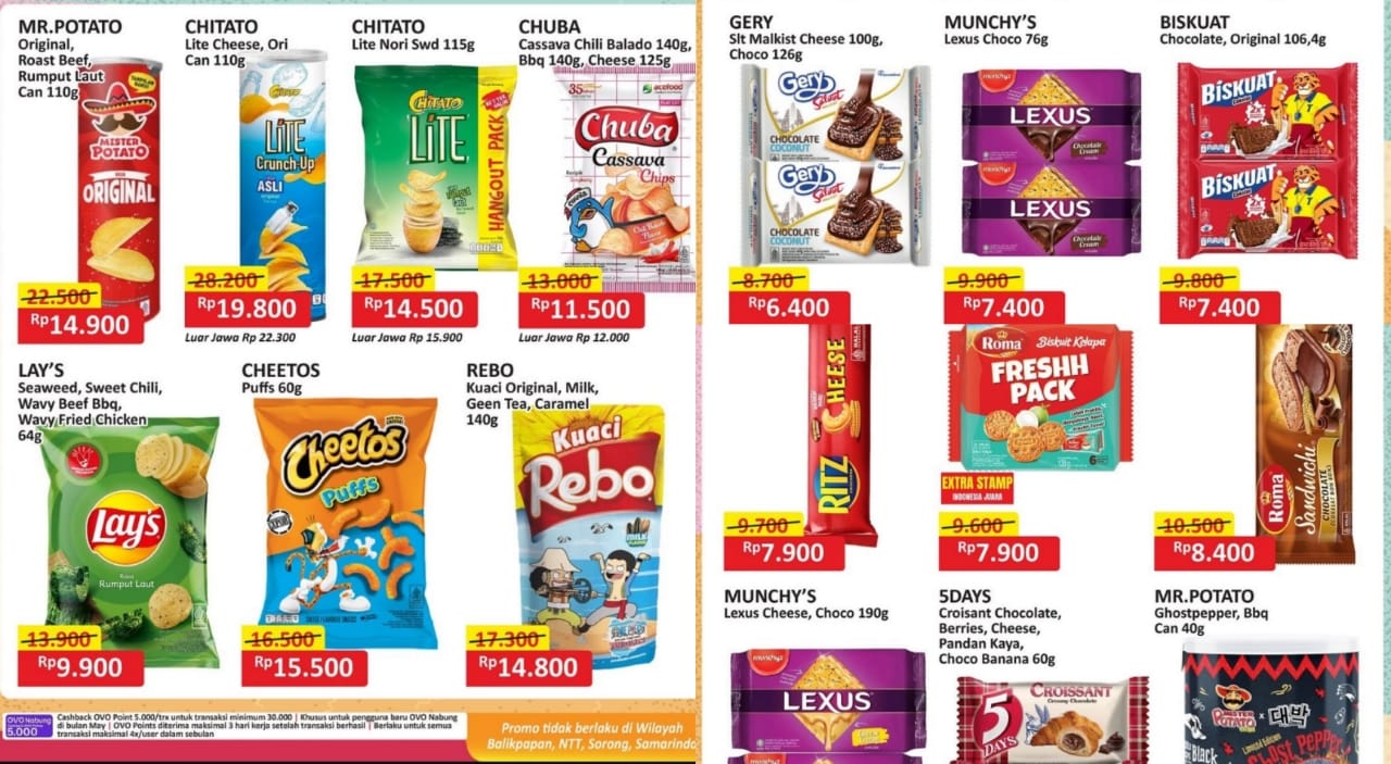 Belanja Murah Cemilan Favorit Dalam Promo Gantung Alfamart, Kumpul Keluarga di Momen Long Weekend Dijamin Seru
