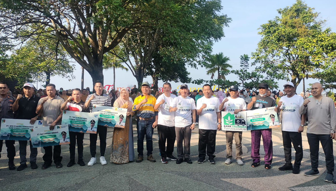 Launching Bank Salingda, Pemkab Tanggamus Lampung Terapkan Manajemen Pengumpulan dan Pemilahan Sampah 