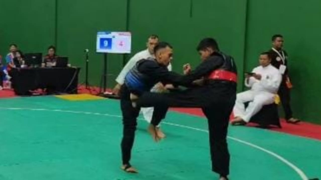 Pesilat Lampung Tampil Memukau, 4 Atlet Lolos di Hari Perdana PON Beladiri I 2025