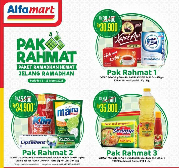 Cek Promo Paket Ramadhan Hemat di Alfamart, Periode Sampai 15 Maret 2023