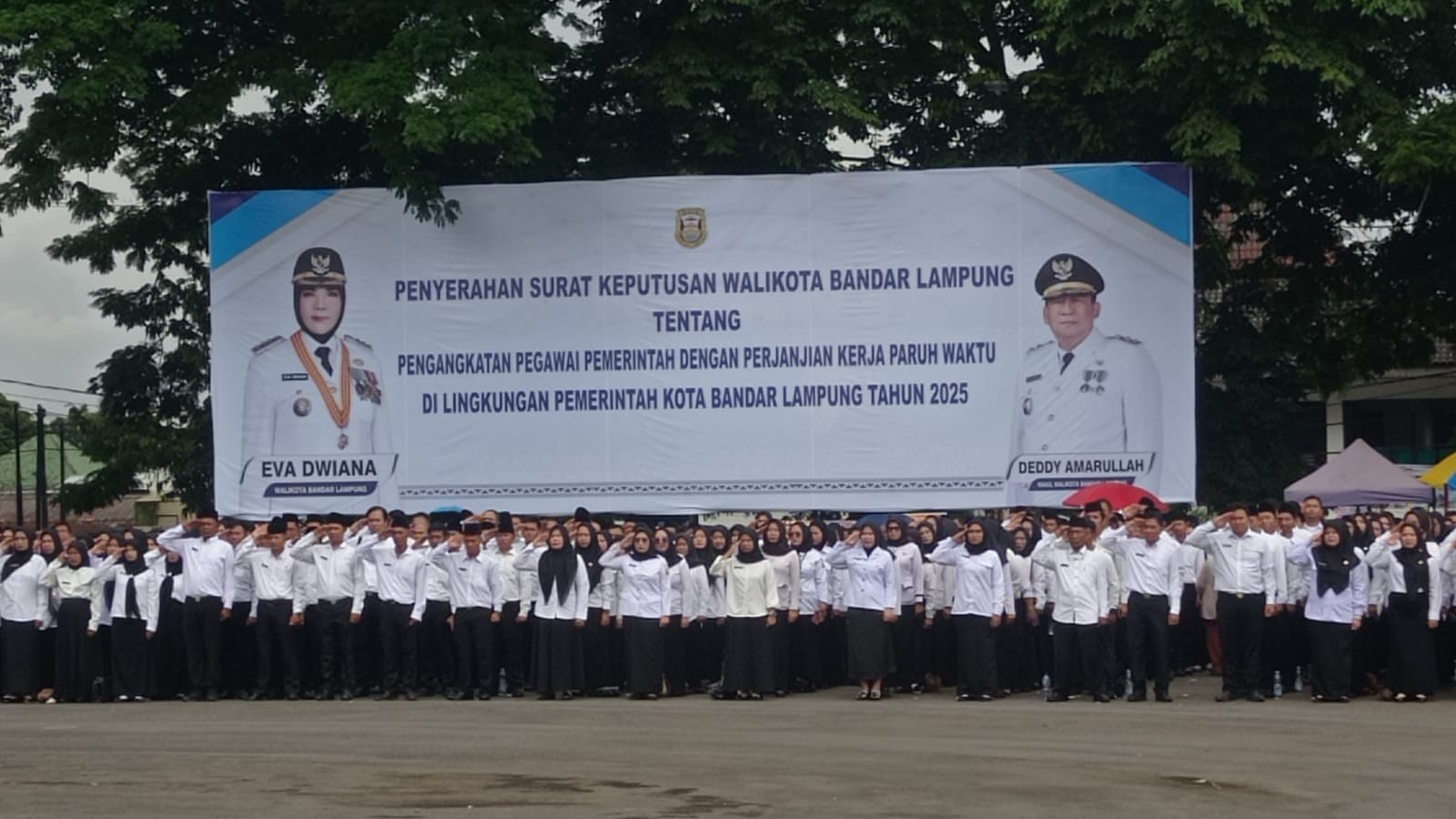 Ribuan PPPK Paruh Waktu Resmi Terima SK, Pemkot Bandar Lampung Tegaskan Kepastian Status