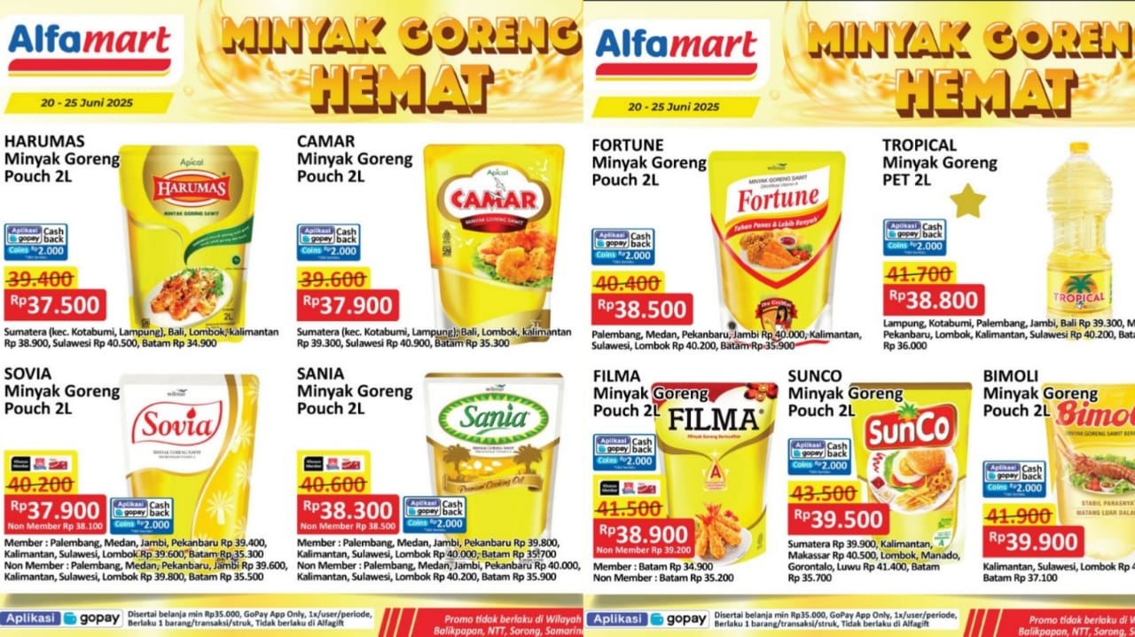 Hari Terakhir Promo Minyak Goreng Murah di Alfamart, Jangan Sampai Dilewatkan!