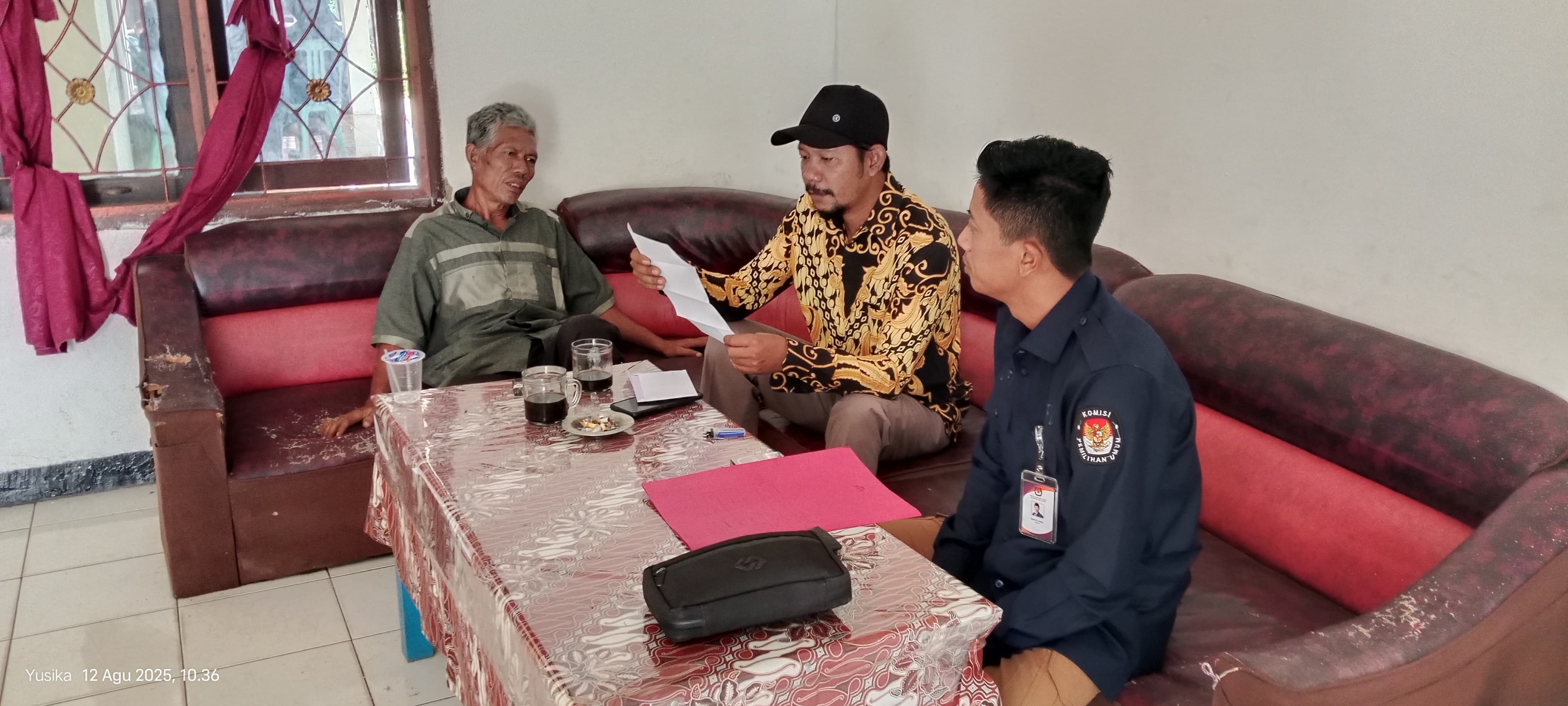 Bersih-bersih DPT, KPU Way Kanan Blusukan ke Kampung