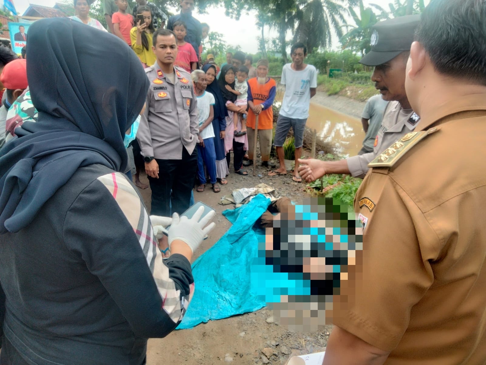 Terungkap! Identitas Mayat Terapung di Salurang Irigasi Lampung Timur, Ternyata...