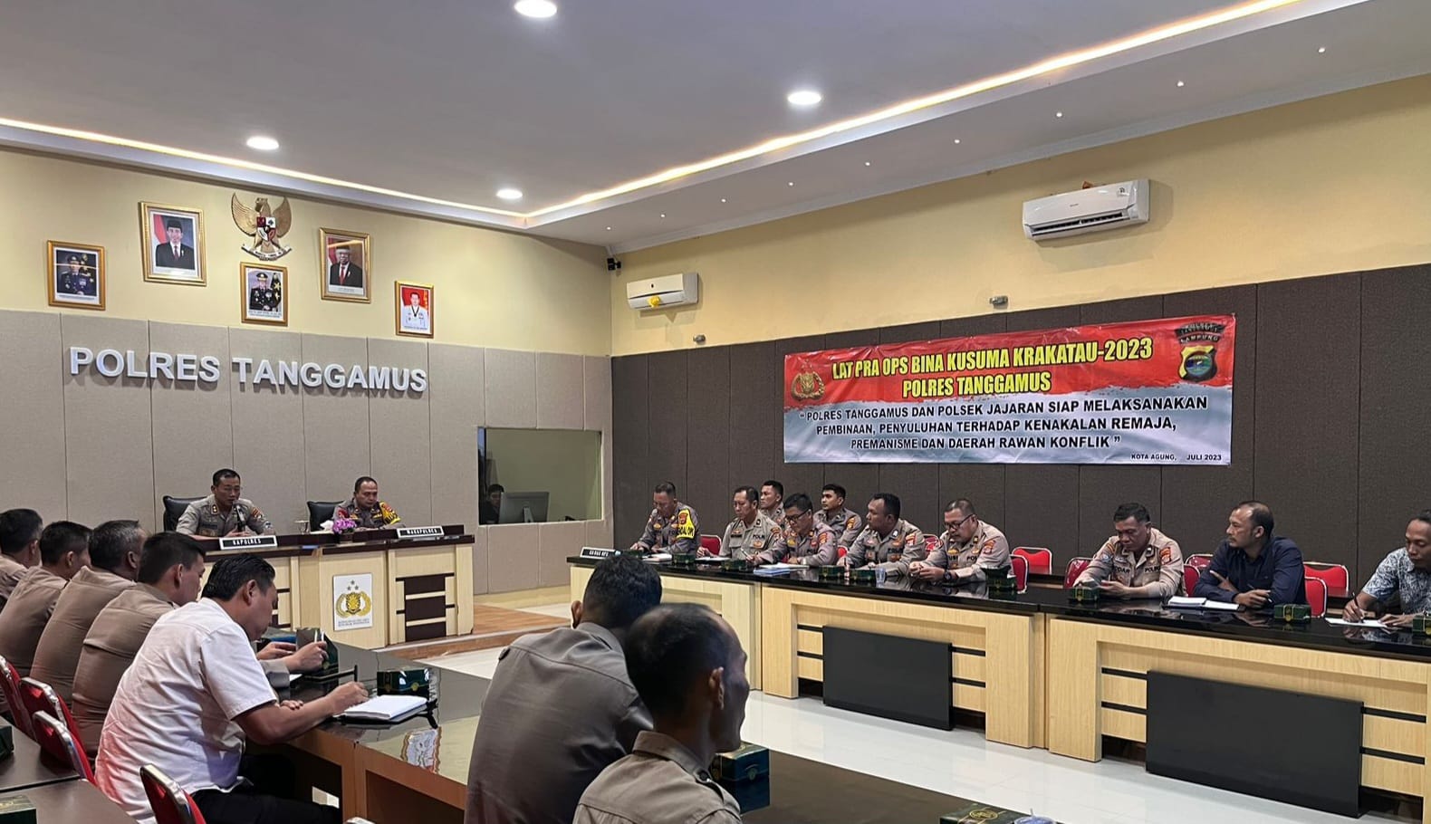 Rawan Konflik dan Kenakalan Remaja juga Premanisme, Polres Tanggamus Adakan Operasi Bina Kusuma Krakatau 2023