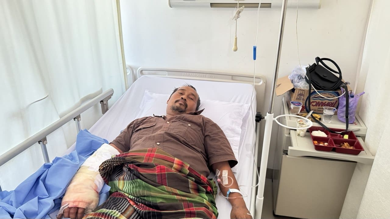 Tangannya Bengkak dan Bernanah, Jumadi Bersyukur Biaya Operasi Ditanggung BPJS Kesehatan