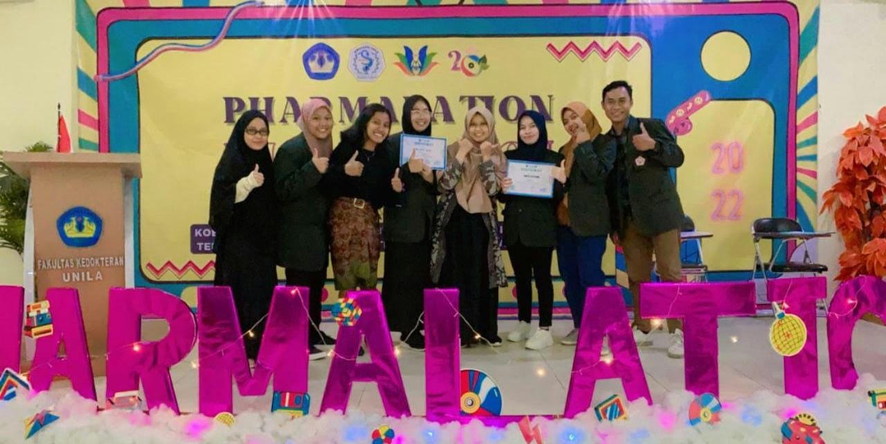 Mahasiswa Akfar Cefada Sabet Juara lomba Pharmalation Unila 2022