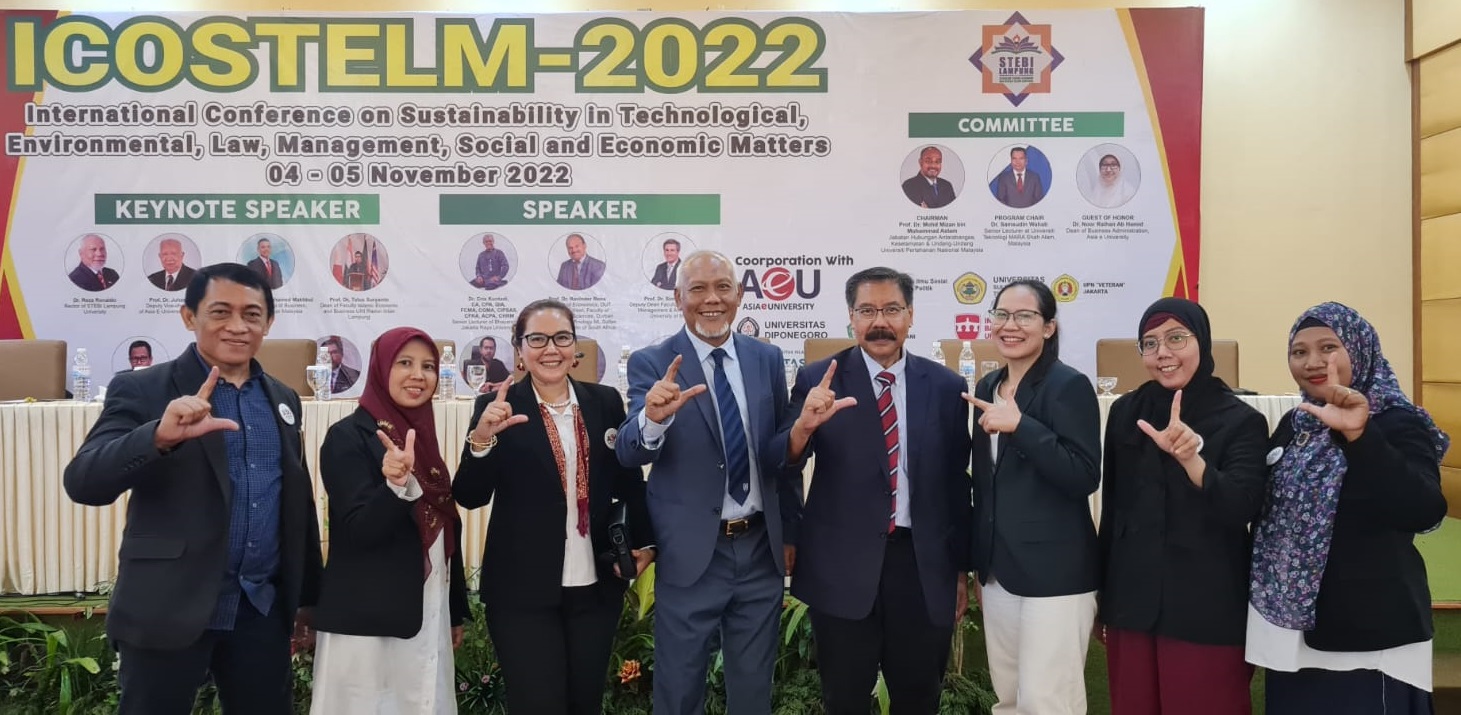Gelar ICOSTELM 2022, STEBI Lampung Kolaborasi dengan FISIP Unila Hadirkan Pemateri Nasional - Internasional
