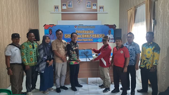 Sebar 128.384 Ribu Lembar SPPT, Bapenda Mesuji Terus Dorong Desa Realisasikan Target PBB-P2