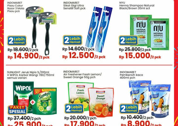 Nikmati Promo Indomaret Home Brand, Ada Diskon Pembersih Kaca Rp 8 Ribu Dapat 2 Pcs