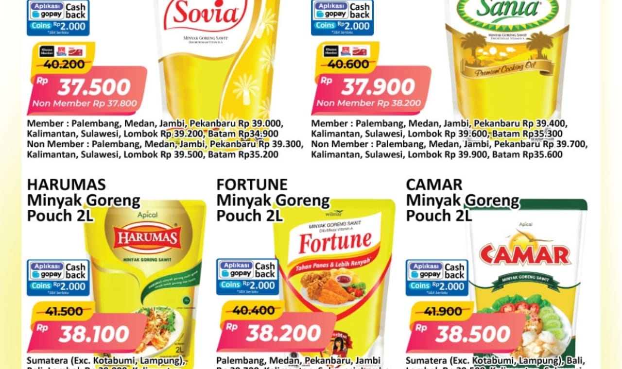 Promo Minyak Goreng Spesial Tanggal Tua di Alfamart, Dapatkan Cashback Langsung Rp2.000! Ini Katalognya