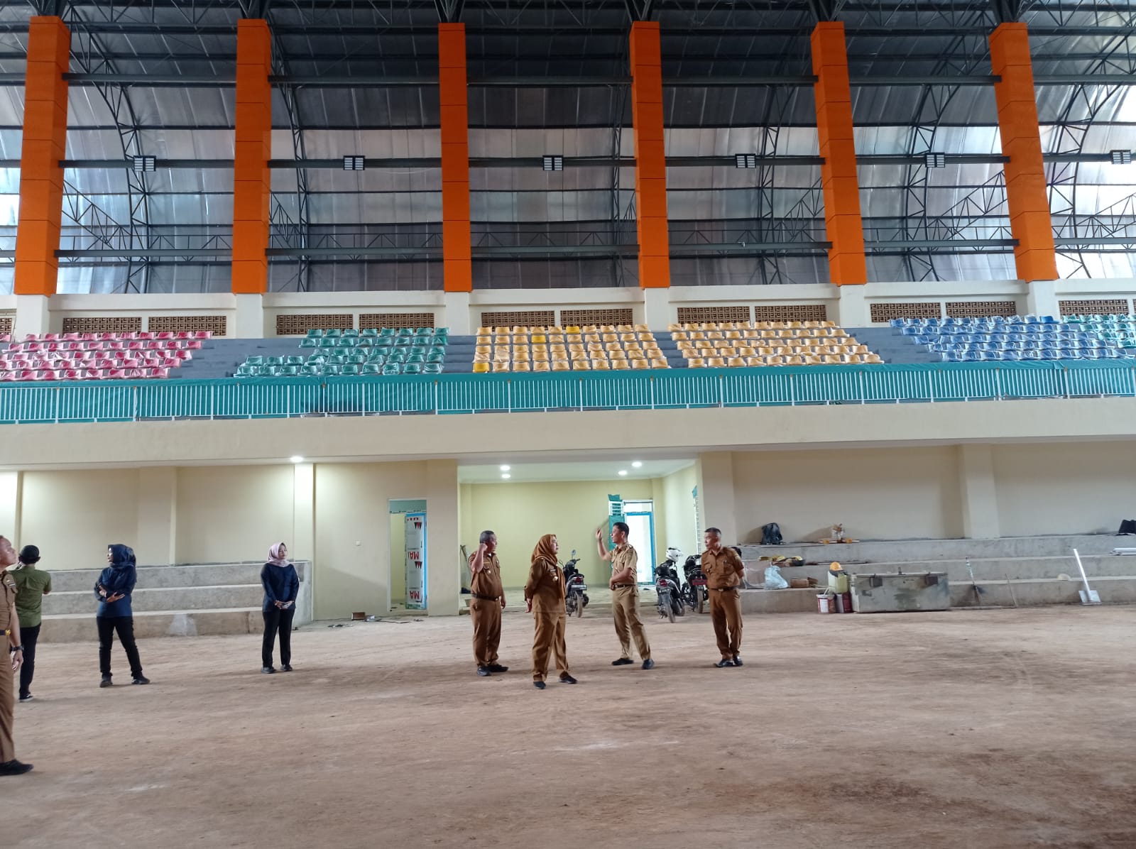 Pasca Cuti, Wali Kota Bandar Lampung Pantau GOR Persiapan Kejurnas Bola Volley