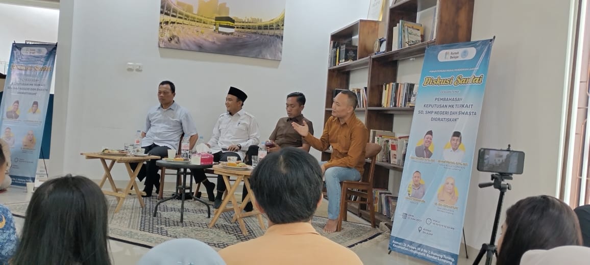 Dukung Keputusan MK Tentang Gratis SD, SMP dan Swasta, Ketua Komisi IV DPRD Bandar Lampung sampaikan Hal Ini