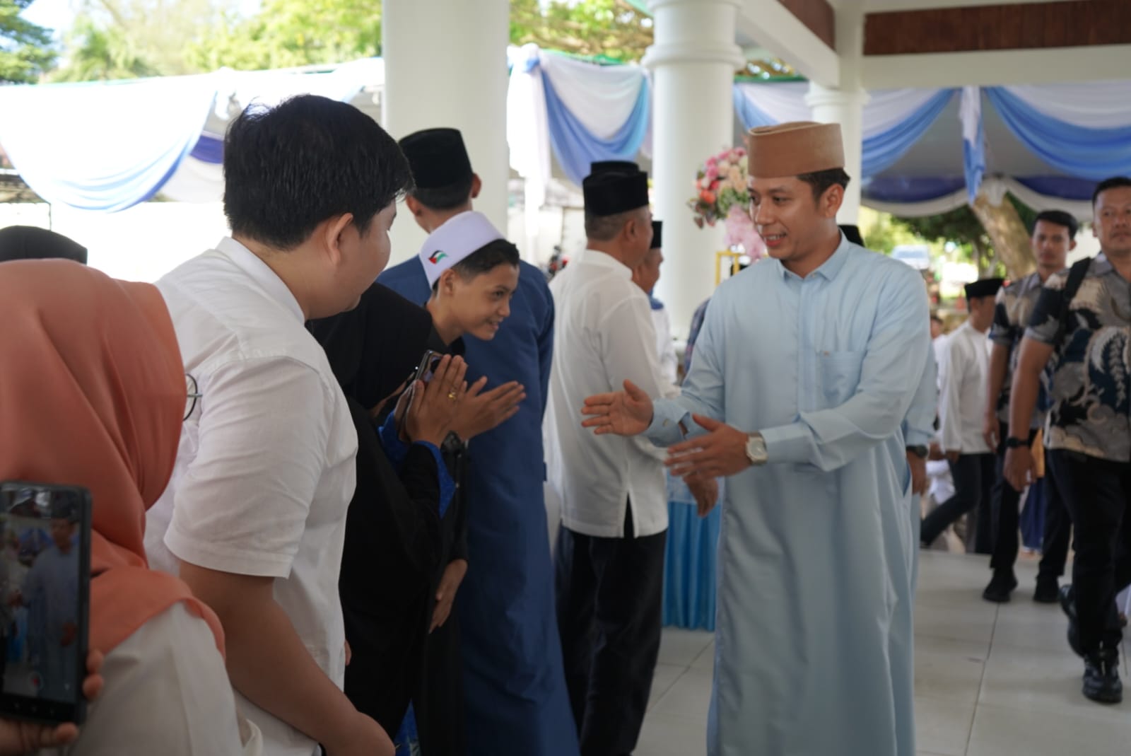 Bupati Lampung Selatan Gelar Open House, Masyarakat Antusias Hadir